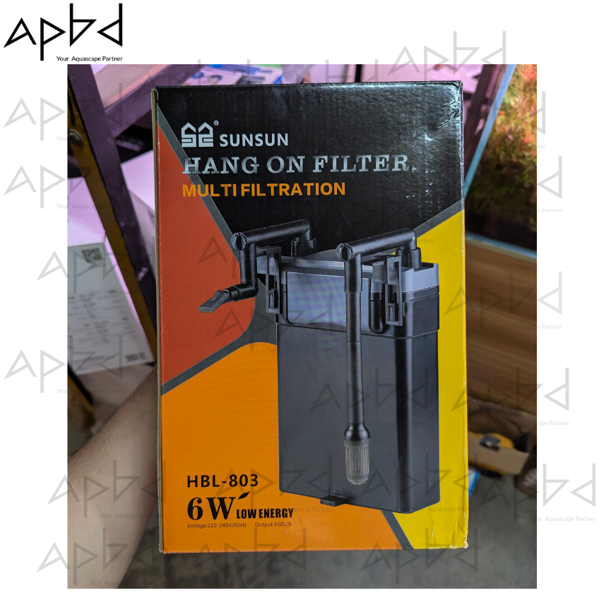 Sunsun HBL-803 External Hang-On Filter | 6W | 500L/H