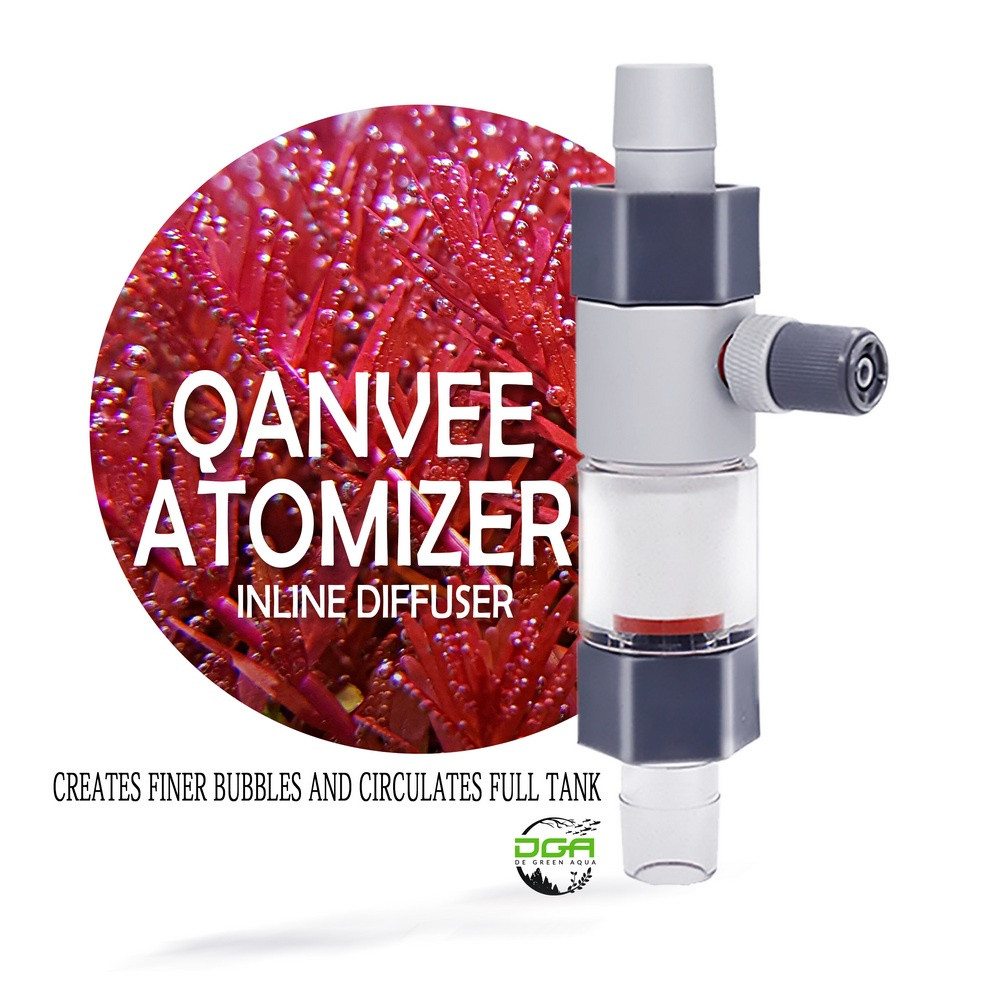 Quanvee Inline Co2 Automizer/Diffuser for Planted Aquarium
