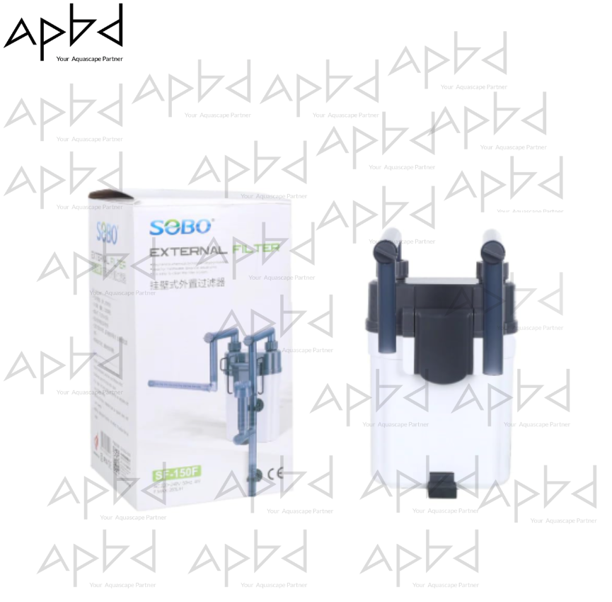 SOBO SF-150F Mini External Canister Filter for Aquarium Fish Tank | Power : 4W | Output : 260L/H